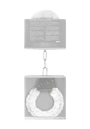 Наручники Beginners Handcuffs Furry - White Ouch! 36-OU002WHT 101706 - мініатюра 6
