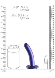 Фалоімітатор Ouch! Smooth G-Spot Dildo 5'' 12.4 см (синій) - мініатюра 15