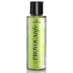 Масажна олія Sensuva: Provocatife Hemp Oil Infused Massage (125 мл) з феромонами і маслом конопель