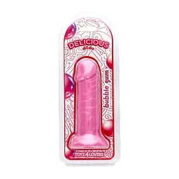 Фалоімітатор з ароматом жуйки - Toyz4lovers Delicious Dildo Bubble Gum, 15 см