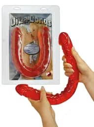 Двосторонній фалоімітатор You2Toys Ultra-Dong 43 см червоний - мініатюра 3