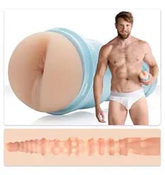 Реалістичний мастурбатор Fleshjack Colby Keller Lumberjack тілесний - мініатюра 2