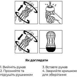 Мастурбатор Tenga Air-Tech Squeeze Strong - мініатюра 6