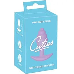 Анальна пробка Cuties Plugs Purple - мініатюра 8