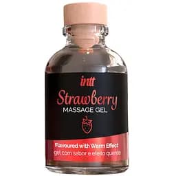 Масажний гель INTT зі смаком полуниці 30 мл