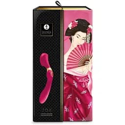 Вібромасажер Shunga Zoa Raspberry двосторонній - мініатюра 9