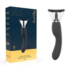 Вібратор Erospace Sweet Play Clitoral Licking Tongue And Vibrator 2in1 A6 - мініатюра 1