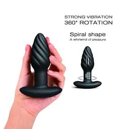 Анальна пробка з вібрацією та перловим масажем Dorcel Spin Plug Dorcel SO9019 97577 - мініатюра 2