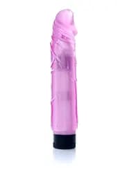 Вібратор Juicy Jelly Multispeed рожевий 22 см - мініатюра 4