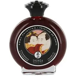 Фарба для тіла Shunga Bodypainting - Sparkling Strawberry Wine без глютену та парабенів 100 мл