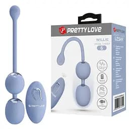 Вагінальні кульки Pretty Love Willie chaser 6, Blue, Wireless remote control PRETTY LOVE BI-014548W-A5 100023 - мініатюра 6