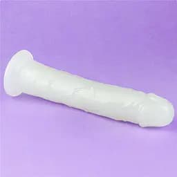 Фалоімітатор неоновий Lumino Play Dildo 21 см синій - мініатюра 17