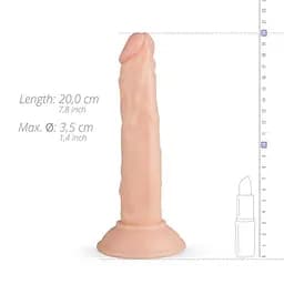 Фалоімітатор EasyToys Blane 20 см (тілесний) - мініатюра 8