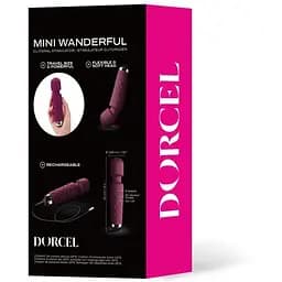 Мінівібромасажер Dorcel Wand Mini Wanderful Plum - мініатюра 6