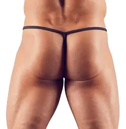 Сексуальні чоловічі стрінги Svenjoyment Men's Mini String XL чорний - мініатюра 4