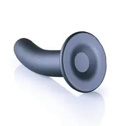 Фалоімітатор Ouch! Smooth G-Spot Dildo 6'' 15 см (сірий) - мініатюра 14