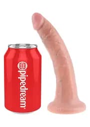 Фалоімітатор на присосці Pipedream King Cock 7 18 см тілесний - мініатюра 7