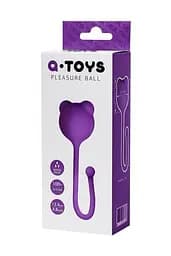 Вагінальні кульки A-Toys, 12.4 см, фіолетовий - мініатюра 5