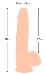 Реалістичний фалоімітатор NS Dildo with movable skin 25 Orion 42-05548390000 103580 - мініатюра 6