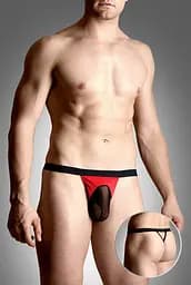 Чоловічі стрінги червоні SoftLine Mens Thongs 4494 XL - мініатюра 1