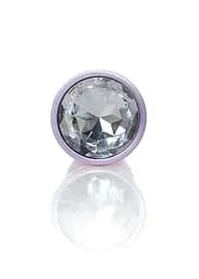 Анальна пробка - Jewellery Pearl Pink Plug Clear S - мініатюра 4