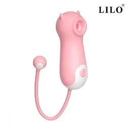 Кліторальний вакуумний вібратор Lilo We Love QiQi USB (10 режимів стимуляції) K000992 - мініатюра 3