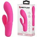 Вібратор кролик Pretty Love Tim 15.5 см рожевий