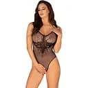 Боди Obsessive B134 XL/XXL черный