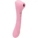 Вакуумный стимулятор клитора с вибрацией Femintimate Daisy Massager розовый
