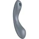 Вакуумный стимулятор клитора с вибрацией Satisfyer Curvy Trinity 1 серый