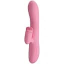 Вібратор-кролик Pretty Love Ghris 20.5 см рожевий