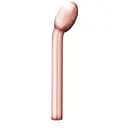 Вібратор EasyToys Rosy Gold Nouveau G-spot 22 см золотистий