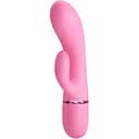 Вібратор-кролик Pretty Love Marski 18 см рожевий