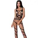 Бодистокинг Passion BS058 комбинезон очень воздушный S/M/L black