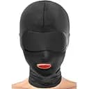 BDSM-маска Fetish Tentation Open Mouth Hood черный