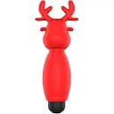 Вібратор для клітора Erospace Sweet Play Mini Reindeer Vibrator A10 8.8 см червоний