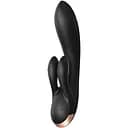 Вібратор-кролик Satisfyer Double Flex 20 см чорний