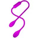 Двосторонній вібратор Pretty Love Dream Lovers Whip 65.5 см рожевий