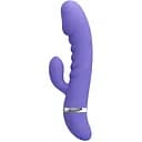 Вібратор-кролик Pretty Love Tracy 18.8 см блакитний