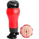 Мастурбатор Crazy Bull Flora с вибрацией телесный