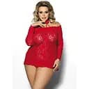 Еротична сукня Anais Alecto 5XL/6XL червоний