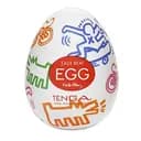 Мастурбатор яйцо Tenga Egg Keith Haring Street прозрачный