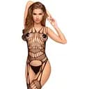 Бодистокинг с чулками FATAL LOOK черный Penthouse s/l