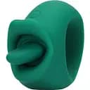 Вібратор для клітора Loveline Licking and Vibrating Clitoral Stimulator зелений