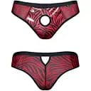 Чоловічі труси-бразиліани Regnes Fetish Planet otwartym S (чорний з червоним)