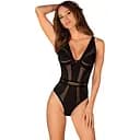 Боді Obsessive Chic Amoria XL/2XL чорний