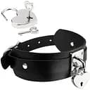 BDSM нашийник Kinky Diva Collar Me! Heart-Lock-Key Collar чорний