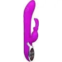 Вибратор-кролик Pretty Love Hot Bunny 24 см фиолетовый