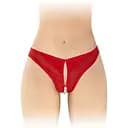 Трусики з перлами та доступом Fashion Secret Sophie Red One size