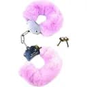 Наручники з хутром Fetish Boss Series Furry Cuffs фіолетові